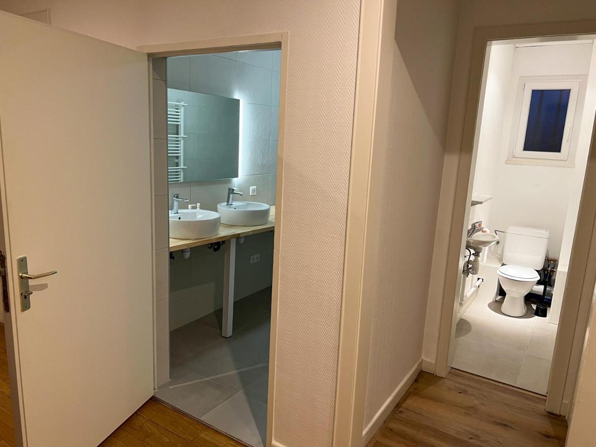 Chambres Privees -Private Room- Dans Un Spacieux Appartement - 100M2 Centre Proche Gare Mulhouse Esterno foto